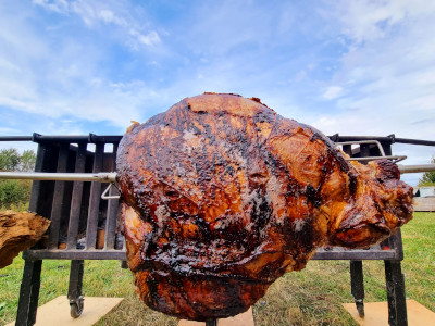 Viande à la broche